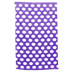 Carmel Towel Company&reg; Classic&nbsp;Beach Towel Purple polka dot