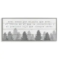 Stupell Industries Amado Ni&ntilde;o, Futuro Hombre Framed Giclee Art Gray Framed