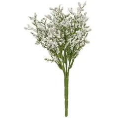 White Array Astilbe Bush 10 Inch Artificial Floral Pick
