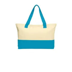 Port Authority&reg; Colorblock Cotton Tote Stylish & Durable