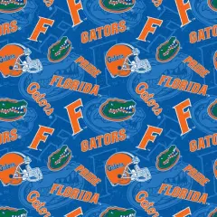 Licensed NCAA University of Florida Tone on Tone FL-1178 Cotton Fabric by the Yard