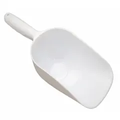 Handy Housewares Jumbo Plastic Scoop - 12" Large Food Scoop for Flour, Sugar, Cereal, Pet Food, Gardening