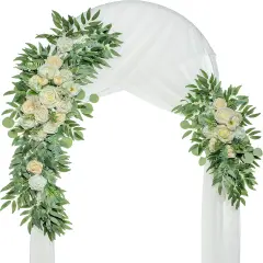 Large Flower Swag for Boho Styles Wedding Ceremony Floral Decor
