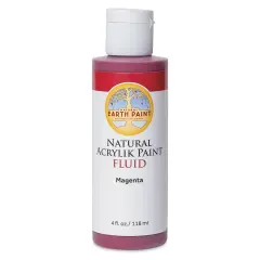Natural Earth Paint Natural Fluid Acrylik Paint - Magenta, 118 ml