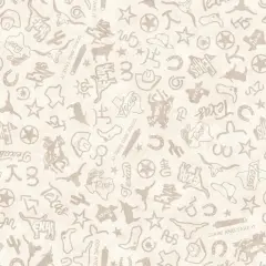 ATXSH Cream Texas Icons Tonal Blender Cotton 44"/45" Fabric Per Yard
