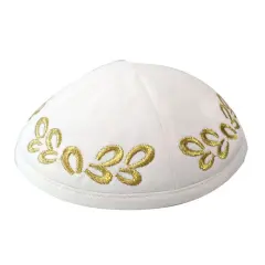 Kippah WhiteLinen