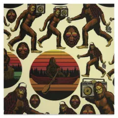 Elan Transfers Overglaze Decal Sheet - Bigfoot