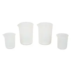 Alumilite Silicone Measuring Cups - Pkg of 4