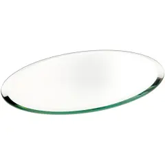 Plymor 4" x 6" Oval, 3mm Thick Beveled Glass Mirror
