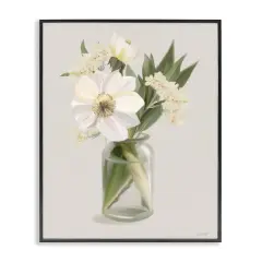 Stupell Industries Spring Flower Bundle Vase Framed Giclee Design by House Fenway