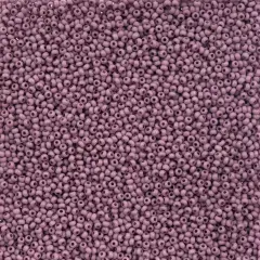 John Bead 11/0 Opaque Dyed Solgel Czech Glass Seed Beads, 250g Plum