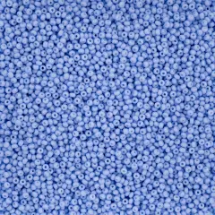 John Bead 11/0 Opaque Dyed Solgel Czech Glass Seed Beads, 250g Chalk Light Violet