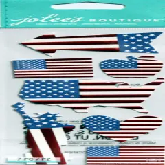 Jolee's Boutique Patriotic Flag Stickers