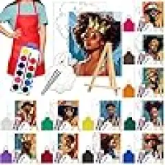 Watercolor Paint Apron Brush Palette Afro Sip