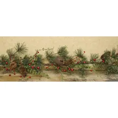 Red Berry Pine Garland - 4ft