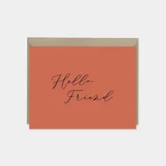 Hello Friend Card Set,Friendship Card