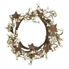 Pip Berry Ring With Star, 4" Ivory