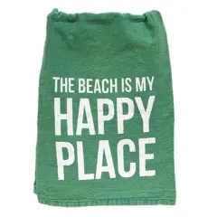 The Beach Is My Happy Place Dish Towel