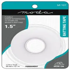 Fusible Seam Batting Tape 1.5" MI 107 Moda #1