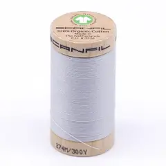 300 Yards Elegant Organic Pima Cotton Thread Oyster Mushroom 30wt