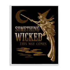 Something Wicked Witch Framed Giclee Art White