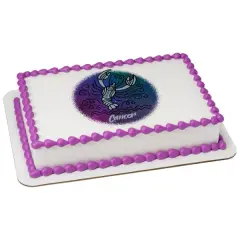 Cancer Zodiac Sign PhotoCake&reg; Edible Cake Topper Icing Image for 1/4 Sheet cake or larger