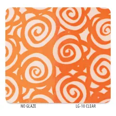 Amaco Ceramic Printing Ink - Bright Orange, 8 oz