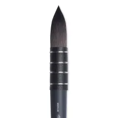 Winsor & Newton Professional Watercolor Synthetic Squirrel Brush - Quill, Short Handle, Size 6