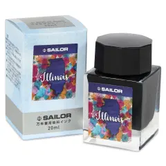 Sailor USA State Ink - Illinois, Blue, 20 ml