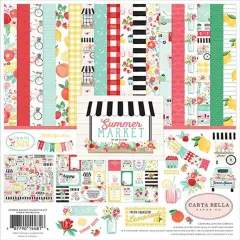 DISC-Carta Bella Summer Market Collection Kit