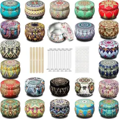 Simple Candle Making Kit with Empty Jars