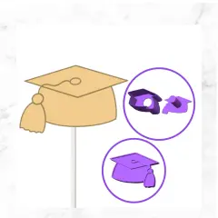 Graduation Cap N Tassel Cake Pop Mold