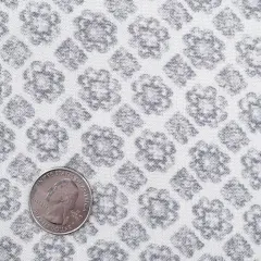 1 Yard Off White/Gray Crinkle Rayon Fabric for Apparel Sewing Dress Material 50/52 Inch Width