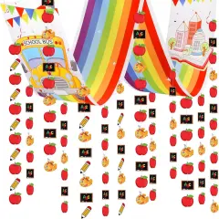 8.8ft Welcome Back to School Rainbow Ceiling Banner