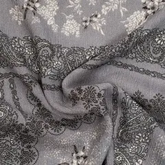 1 Yard Rayon Crinkle Fabric in Dune Lightweight 50/52" Wide Textured Crepon