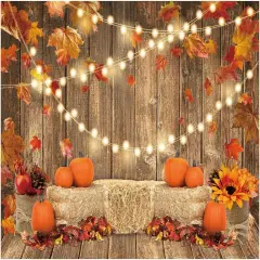7x5FT Fall Pumpkin Photography Backdrop