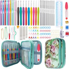 102pcs Crochet Hooks Set