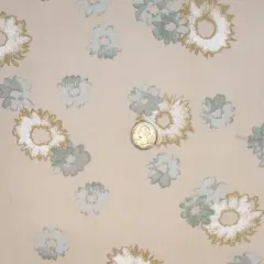 1 Yard Rayon Poplin Cream Bread Lightweight 55/56" Width Apparel Fabric