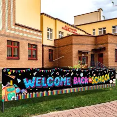 Large Welcome Back to School Banner 120x20