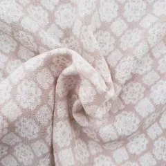 1 Yard Rayon Crinkle Nude Pink Woven Fabric, 50/52&Prime; Wide 100% Rayon