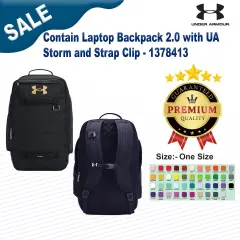 Under Armour&reg; Contain Laptop Backpack 2.0 with UA Storm and Strap Clip