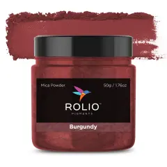 Rolio - 1 Jar Mica Powder (Burgundy) - 50g / 1.8 oz