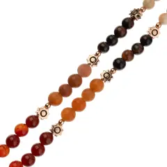 John Bead 6mm Solar System Universe Galaxy 5" Bead Strand Sun