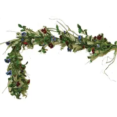 Americana Poppy Garland