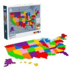 Plus-Plus&reg; Puzzle By Number&reg; - 1400 pc Map of the United States