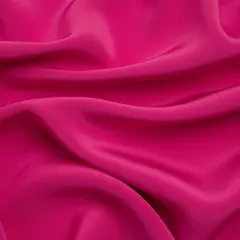 1 Yard Luxurious Beetroot Silk Fabric 4 Ply Crepe, Solid Color, 44" Wide