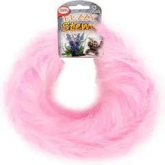 Fuzzy Craft Stems 9 Feet Pink