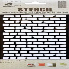 Little Birdie Reusable Stencil 4"X7"-Brick