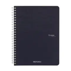 Fabriano Ecoqua Original Spiral-Bound Notebook, A5, 70 Sheets Navy