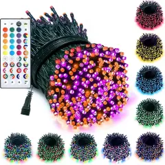 35 Colors 66FT Halloween String Lights with Remote Timer